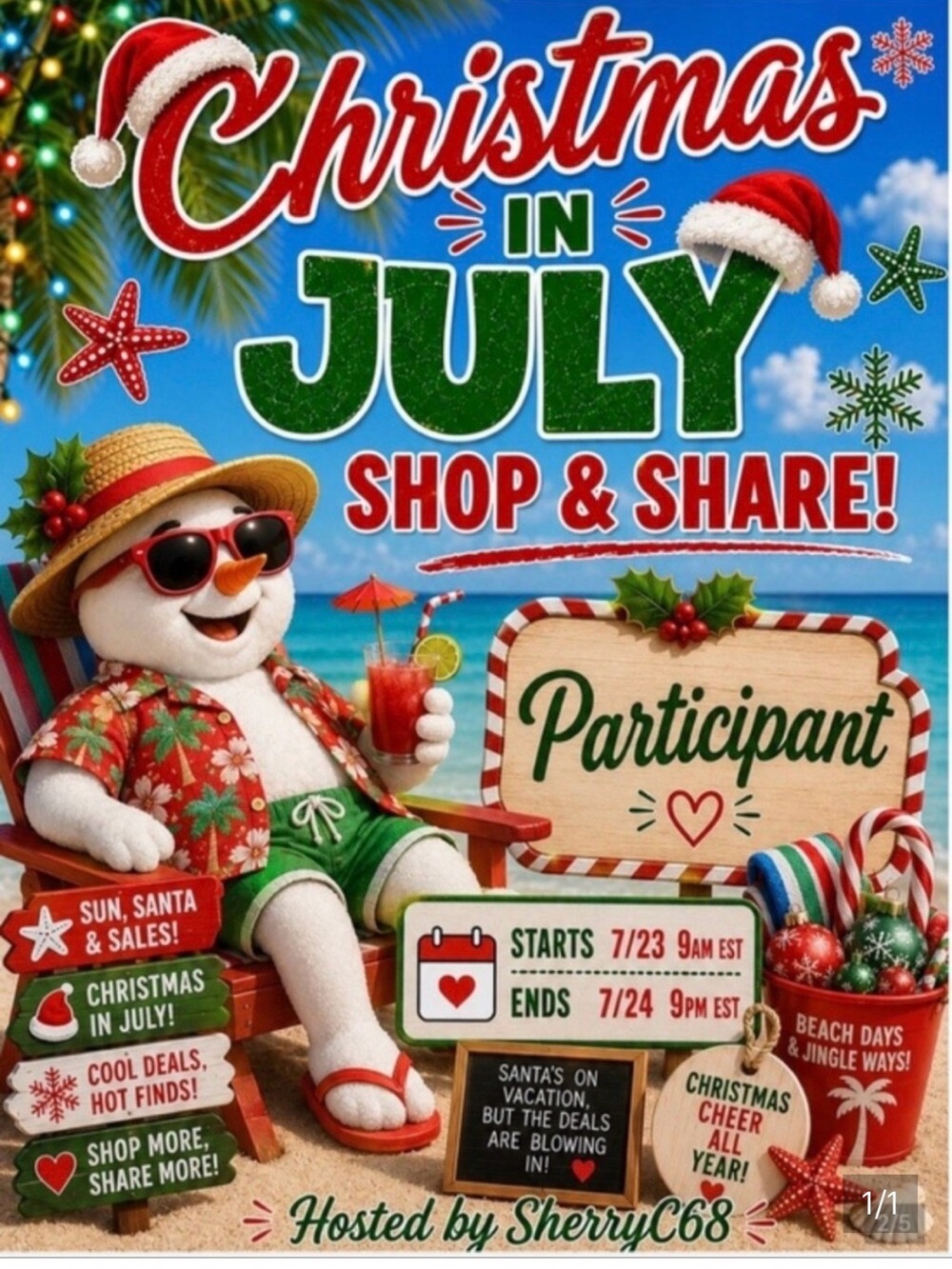 Proud Participant Shop & Share